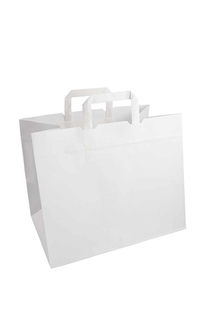 White take away paper bag | Promotional products